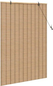 vidaXL Ρόλερ με κουρτίνες Φύση 110 x 160 cm Μπαμπού