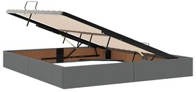 vidaXL Κρεβάτι με αποθηκευτικό χώρο και στρώμα με στρώμα 180 x 200 cm