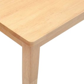vidaXL Πάγκος  90 cm από μασίφ ξύλο καουτσούκ