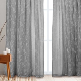 Κουρτίνα (270x280) Με Τρέσα Whitegg K0189-6 Grey