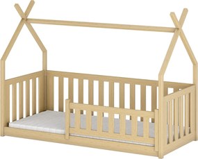 BOGA 90x200 πεύκο μονό παιδικό κρεβάτι LN7274