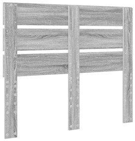 vidaXL Κεφαλάρι Γκρίζο Σονομα 120 cm Επεξεργασμένο ξύλο