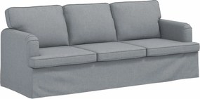 vidaXL Καναπές 2 pcs Ανοιχτό γκρι