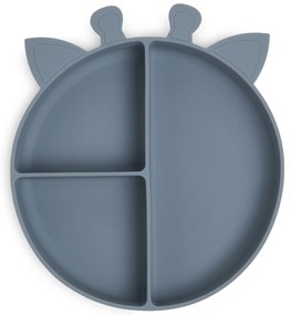 Nuuroo Orla πιάτο σιλικόνης με διαχωριστικά Giraffe Bering Sea