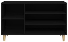 vidaXL Παπουτσοθήκη Μαύρο 102x36x60 εκ. από Επεξεργασμένο Ξύλο
