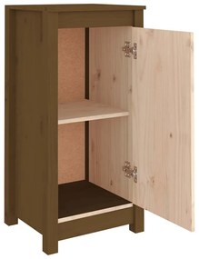 vidaXL Ντουλάπι Καφέ Μελί 39x35x80 εκ. από Μασίφ Ξύλο Πεύκου