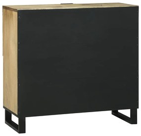 vidaXL Μπουφές Καφέ 80 x 33 x 75 εκ Μασίφ ξύλο μάνγκο