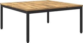 vidaXL Τραπεζάκι σαλονιού Λευκό και Μαύρο 100 x 100,5 x 45 εκ.