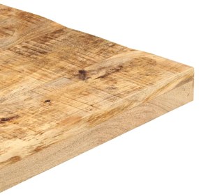 Τραπέζι Bistro Τετράγωνο 70x70x75 εκ. Ακατέργαστο Ξύλο Μάνγκο - Καφέ