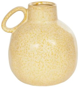 Βάζο Scheelite 21508 Φ11x12cm Beige GloboStar Κεραμικό
