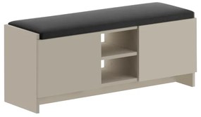 Παπουτσοθήκη Zulla Megapap χρώμα sandstone 110x37x43εκ.