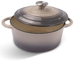 Lamart Κατσαρόλα Εμαγιέ Φ22x9.5cm 2.7lt Iron LT1301