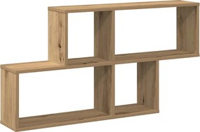 vidaXL Ράφι Τοίχου για Τεχνίτης Δρυς 100x18x53 εκ. Μοριοσανίδα