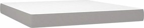 vidaXL Κρεβάτι Boxspring με Στρώμα Αν. Πράσινο 160x200εκ Υφασμάτινο