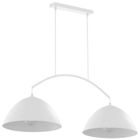 Φωτιστικό Οροφής Faro 6007 2xΕ27 15W 92x130cm White TK Lighting