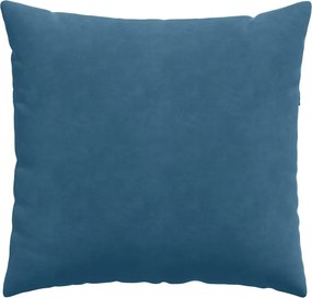 vidaXL Μαξιλάρι Καναπέ 2 τμχ. Βελούδο Μπλε 45 x 45 cm