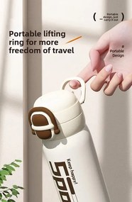 Φορητό παγούρι-θερμός - 600ml - 696420 - White