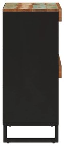 Βοηθητικό Έπιπλο 85 x 33 x 75 εκ. από Μασίφ Ανακυκλωμένο Ξύλο - Πολύχρωμο
