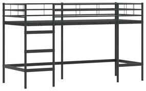 vidaXL Μαύρο 90 x 190 cm