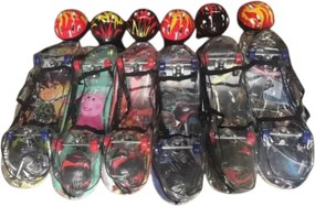Παιδικό Skateboard με κράνος - 78*20cm - YH-005 - 101127
