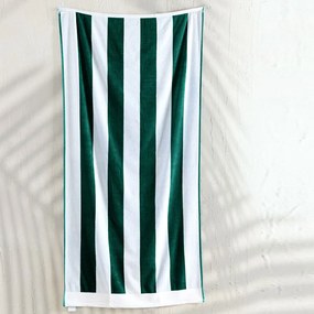 Πετσέτα Θαλάσσης (86x160) Rythmos Barbados Green
