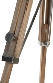 Bordklokke DKD Home Decor Ασημί Φυσικό