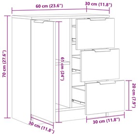 ΝΤΟΥΛΑΠΙ ΠΑΛ. ΞΥΛΟ 60 X 30 X 70 ΕΚ. ΑΠΟ ΕΠΕΞΕΡΓΑΣΜΕΝΟ ΞΥΛΟ 856836