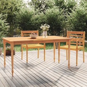 ΤΡΑΠΕΖΙ BATAVIA 150 X 90 X 75 ΕΚ. ΑΠΟ ΜΑΣΙΦ ΞΥΛΟ TEAK 319165