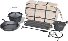 Σετ πυρίμαχα σκεύη 9 τεμάχια