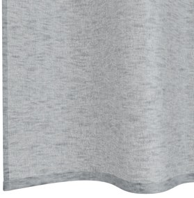 vidaXL Κουρτίνες 2 pcs Σκούρο γκρι 140 x 225 cm Πολυεστέρας