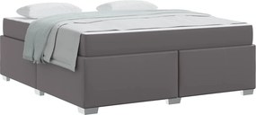 vidaXL Σκελετός Κρεβατιού Γκρι 180 x 200 cm ύφασμα