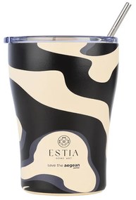 Θερμός-Ποτήρι Ανοξείδωτο Coffee Bold Drift Coast Save The Aegean 350ml-9x13εκ. Estia 01-31794