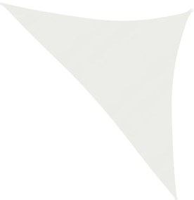 vidaXL Πανί Σκίασης Λευκό 3,5 x 3,5 x 4,9 μ. από HDPE 160 γρ./μ²