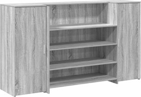 vidaXL Γραφείο υποδοχής 180x50x103,5 εκ. Επεξεργασμένο Ξύλο