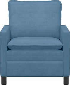 vidaXL Καναπές Μπλε 76 x 81 x 87,5 εκ Ύφασμα