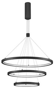 Φωτιστικό Κρεμαστό Sole Luce Empatia 2068013719 Μαύρο Ματ - Dimmable