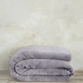 Κουβέρτα Βελουτέ Ημίδιπλη (180x220) Nima Bed Linen Coperta Smoky Lilac