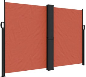 vidaXL Σκίαστρο Πλαϊνό Συρόμενο Τερακότα 160 x 1200 εκ.
