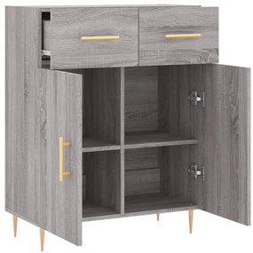 vidaXL Ντουλάπι Γκρι Sonoma 69,5 x 34 x 90 εκ. από Επεξεργασμένο Ξύλο