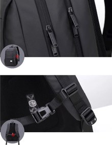 ARCTIC HUNTER τσάντα πλάτης 20005 με θήκη laptop 15.6", 26L, μαύρη