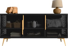 Μπουφές Modera 3D-Μαύρο