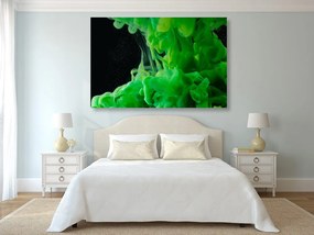 Εικόνα με πράσινα ρέοντα χρώματα - 90x60