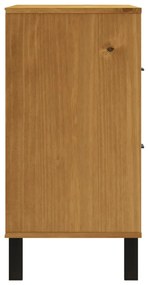 vidaXL Συρταριέρα FLAM 80 x 40 x 80 εκ. από Μασίφ Ξύλο Πεύκου