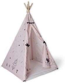 Παιδική Σκηνή Tepee Be Brave 100x100x140cm Pink Funna Baby