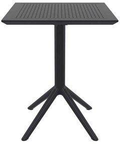 Τραπέζι Πτυσσόμενο SKY Μαύρο PP 60x60x74cm