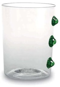 Ποτήρι Νερού Petoni PT00113 370ml Green-Clear Zafferano Glass