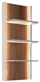 MATIS Επιτοίχιο ράφι SMART καρυδί/ κασμίρ 54,5x22x121 MATIS850781