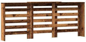 vidaXL Κάλυμμα Καλοριφέρ Όψη Παλαιού Ξύλου 205x21,5x83,5εκ. Επεξ. Ξύλο