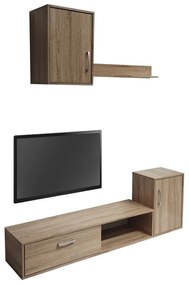 Σύνθετο σαλονιού Ranian μελαμίνης sonoma Υλικό: 15mm PARTICLE BOARD 049-000072