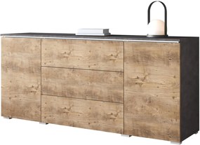 Μπουφές Vera-Φυσικό - Ανθρακί